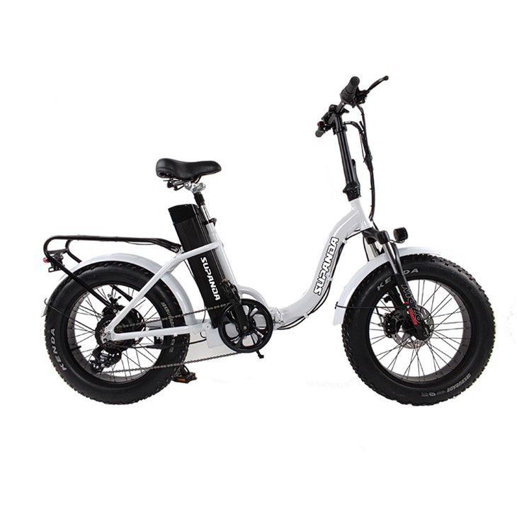 Bicicleta de montanha elétrica dobrável