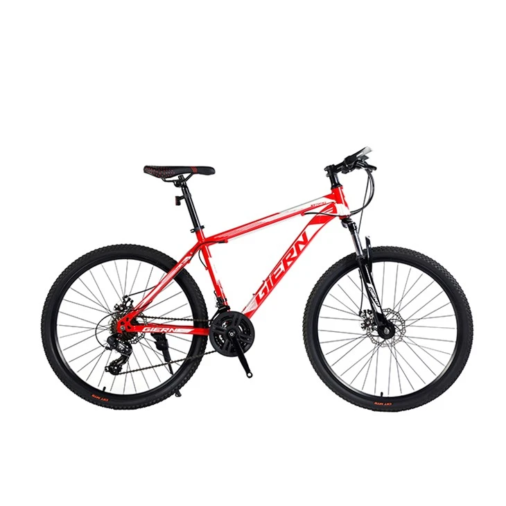 Bicicleta de montanha feminina em alumínio